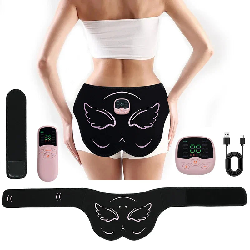 Electric EMS Hip Trainer Buttock Muscle Stimulator Black